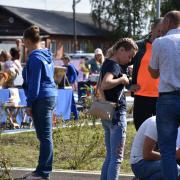 Открытие в поселке Абан стадиона имени Олимпийского чемпиона по греко-римской борьбе А.В. Шумакова 29 августа 2020г