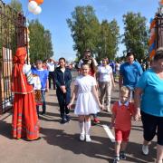 Открытие в поселке Абан стадиона имени Олимпийского чемпиона по греко-римской борьбе А.В. Шумакова 29 августа 2020г