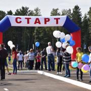 Открытие в поселке Абан стадиона имени Олимпийского чемпиона по греко-римской борьбе А.В. Шумакова 29 августа 2020г