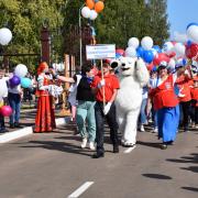 Открытие в поселке Абан стадиона имени Олимпийского чемпиона по греко-римской борьбе А.В. Шумакова 29 августа 2020г