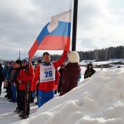 Соревнования по лыжным гонкам Абан 01 03 2020