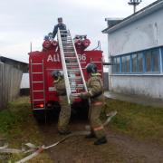 Проведение пожарно-тактических занятий на территории ОАО ВЭС