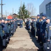 Проверка личного состава ПЧ-86 по сигналу сбора